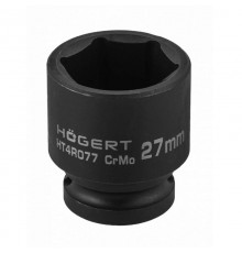 Голівка торцева ударна шестигранна HOEGERT 27 (HT4R077)
