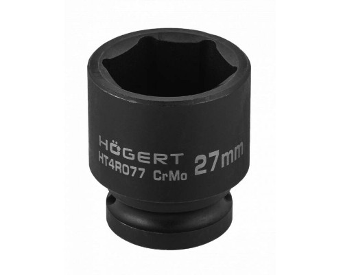 Голівка торцева ударна шестигранна HOEGERT 27 (HT4R077)
