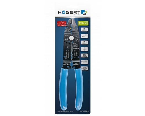 Щипці для зачистки дротів HOEGERT 215 (HT1P220)