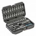 Набір інструментів, 46 шт., 1/4" HOEGERT SL/PH/PZ/TORX/HEX (HT1R216)