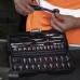 Набір інструментів, 46 шт., 1/4" HOEGERT SL/PH/PZ/TORX/HEX (HT1R216)