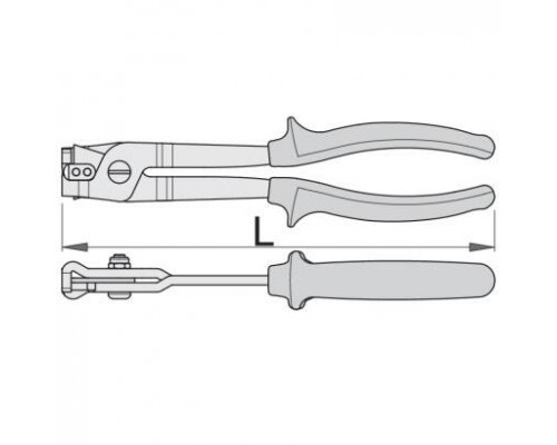 Клещи зажимные для хомутов типа OETIKER UNIOR 230 (2078/2BI)