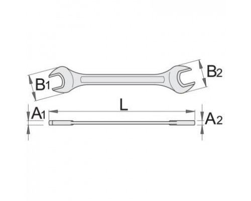 Ключ ріжковий UNIOR 19 х 22 (112/2)