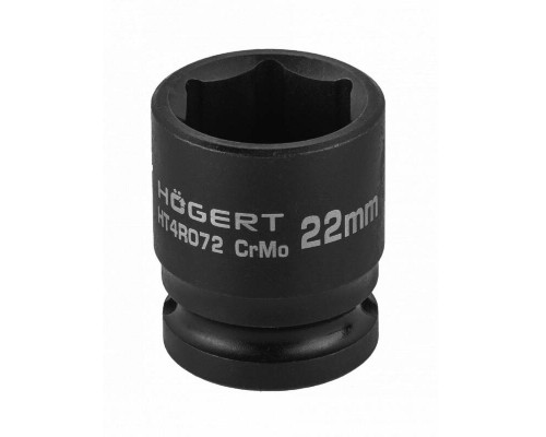 Голівка торцева ударна шестигранна HOEGERT HЕХ (Внутр.) (HT4R072)