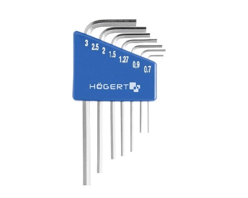 Набір шестигранних Г-подібних ключів HOEGERT 0.7 - 3.0 (HT1W800)