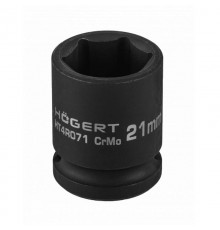 Голівка торцева ударна шестигранна HOEGERT 21 (HT4R071)