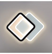 Керований світлодіодний світильник бра VIVA 28W 2S-ON/OFF-250×200×40-WHITE/BLACK-220-IP20