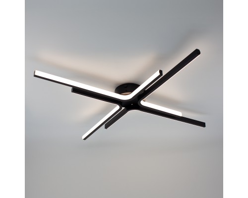 Керована світлодіодна люстра ESTA 70W 4L-770x60-BLACK-220-IP20 