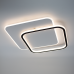 Керована світлодіодна люстра STANDART 80W 2S-ON/OFF-475×475×50-WHITE/BLACK-220-IP20
