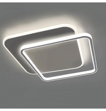 Керована світлодіодна люстра STANDART 80W 2S-ON/OFF-475×475×50-WHITE/WHITE-220-IP20