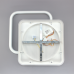 Керована світлодіодна люстра STANDART 80W 2S-ON/OFF-475×475×50-WHITE/WHITE-220-IP20