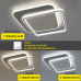Керована світлодіодна люстра STANDART 80W 2S-ON/OFF-475×475×50-WHITE/WHITE-220-IP20