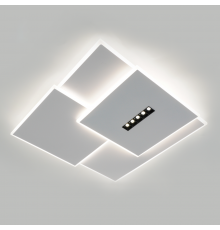 Керована світлодіодна люстра STERREN 105W 3S-520×535×55-WHITE/BLACK-220-IP20
