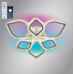 Керована світлодіодна люстра AZALIA ICE RGB 100W 7R APP-680×110-WHITE/WHITE-220-IP20