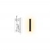 Світлодіодний світильник, архітектурний, інтер'єрний SOLEIN 11W S 400x80x44 BLACK-220-IP20