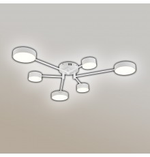 Керована світлодіодна люстра OTTO 75W 6R-SMART1000x850x108-WHITE-220-IP20