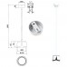 Світильник TELA 1xGX53-R-100x1000-WHITE/BLACK-220-IP20