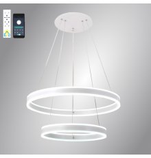 Керована світлодіодна люстра STELLA 160W 2R APP-600×1200-WHITE-220-IP20
