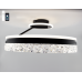 Керована світлодіодна люстра STELLA C ICE 90W 2R APP-500×215-BLACK/WHITE-220-IP20