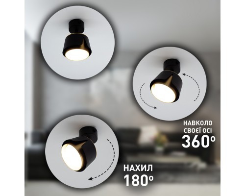 Світильник TELA 1xGX53-R-DL-100x135-BLACK/GOLD-220-IP20