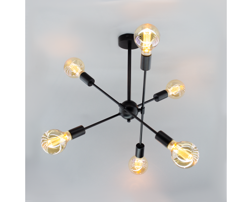 Люстра YORK 6xE27 R 510x380 BLACK 220-IP20