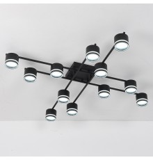 Люстра GELA 12xGX53 S-1100x1100x140-BLACK-IP20