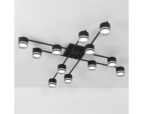 Люстра GELA 12xGX53 S-1100x1100x140-BLACK-IP20