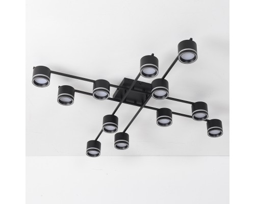 Люстра GELA 12xGX53 S-1100x1100x140-BLACK-IP20