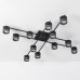 Люстра GELA 12xGX53 S-1100x1100x140-BLACK-IP20