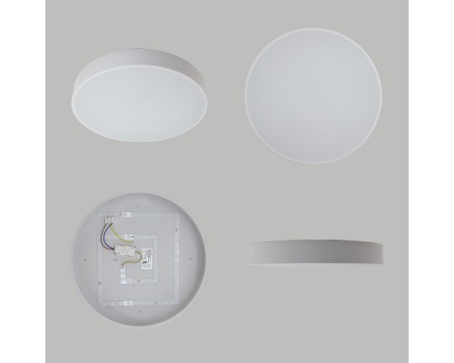 Керована світлодіодна люстра ONIX 60W R-ON/OFF-450×60-WHITE/WHITE-220-IP20