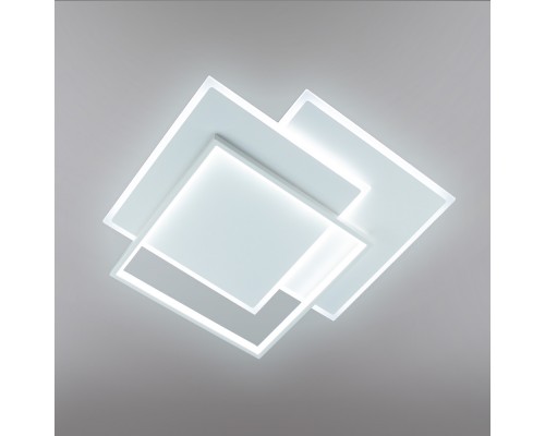 Керована світлодіодна люстра VEGA triple 80W 3S-ON/OFF-470×470×60-WHITE/WHITE-220-IP20