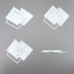 Керована світлодіодна люстра VEGA triple 80W 3S-ON/OFF-470×470×60-WHITE/WHITE-220-IP20