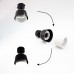 Світильник TELA 1xGX53-R-DL-100x135-BLACK/WHITE-220-IP20