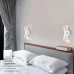 Керований світлодіодний світильник бра DIO 12W 2Y-ON/OFF-230×80×95-WHITE/CLEAR-220-IP20