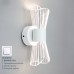 Керований світлодіодний світильник бра DIO 12W 2Y-ON/OFF-230×80×95-WHITE/CLEAR-220-IP20