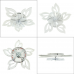 Керована світлодіодна люстра з вентилятором FAN ASTRA 85W+18W 5F APP-680×120-WHITE/CLEAR-220-IP20