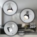 Світильник TELA 1xGX53-R-DL-100x135-WHITE/BLACK-220-IP20