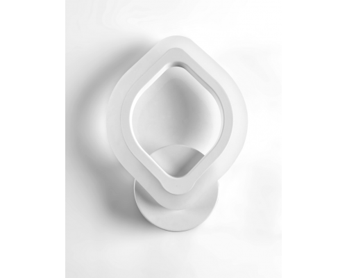 Накладний світлодіодний світильник бра AZALIA 12W R-ON/OFF-170×230×45-WHITE/WHITE-220-IP20