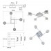 Люстра GELA 4xGX53 S 600x600x120-WHITE-IP20