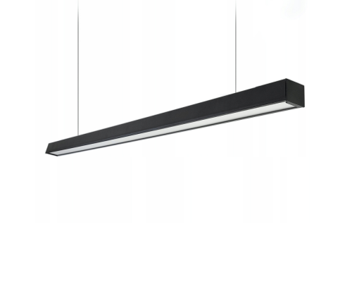 Підвісний світлодіодний світильник SOLO 40W ON/OFF-1185x50x75-BLACK-220-IP20