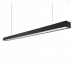 Підвісний світлодіодний світильник SOLO 40W ON/OFF-1185x50x75-BLACK-220-IP20