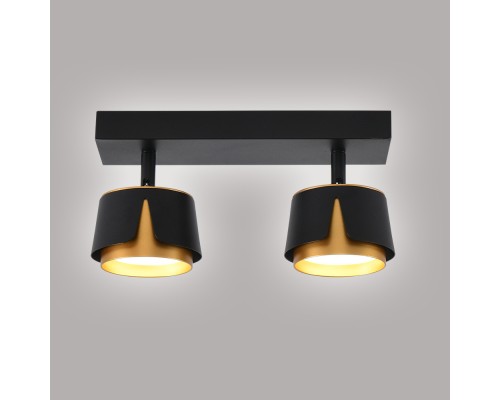 Світильник TELA 2xGX53-2R-DL-270x100x130-BLACK/GOLD-220-IP20