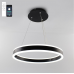 Підвісна світлодіодна люстра з пультом STELLA 64W R APP-400Х1200-BLACK/WHITE-220-IP20