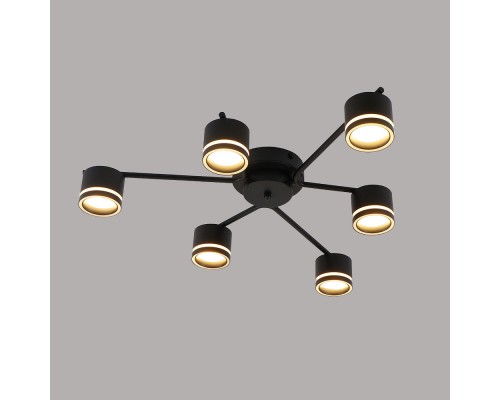 Люстра GELA 6xGX53 R 750x130-BLACK-IP20