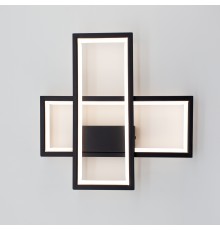 Керований світлодіодний світильник бра SVEN 20W 2S 300x300x60-BLACK-220-IP20