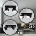 Світильник TELA 2xGX53-2R-DL-270x100x130-BLACK/WHITE-220-IP20