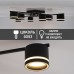 Люстра GELA 8xGX53 S 820x820x140-BLACK-IP20