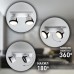 Світильник TELA 2xGX53-2R-DL-270x100x130-WHITE/BLACK-220-IP20