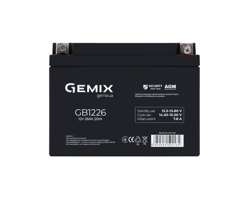 Акумуляторна батарея Gemix GB1226 