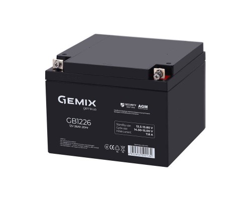 Акумуляторна батарея Gemix GB1226 